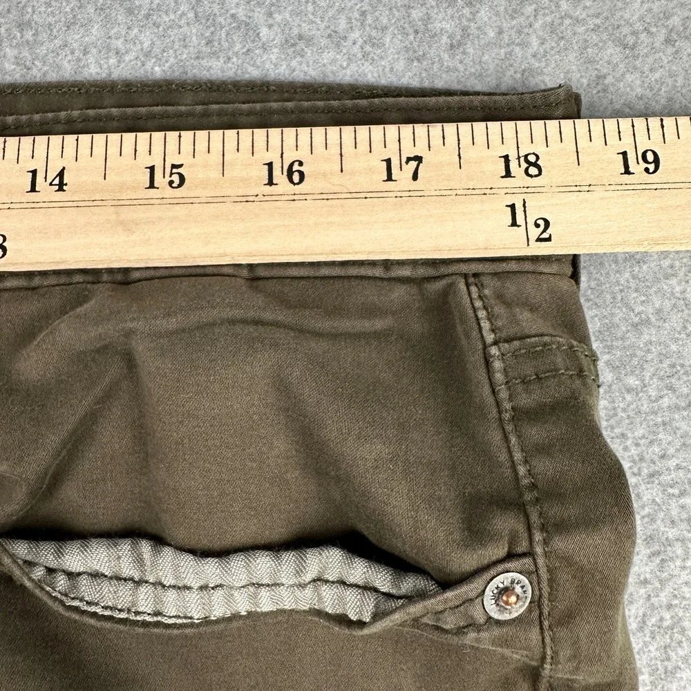 Lucky Brand Pants Mens 34x32 Brown 410 Athletic Fit Casual Chino Cotton Preppy - Picture 6 of 14